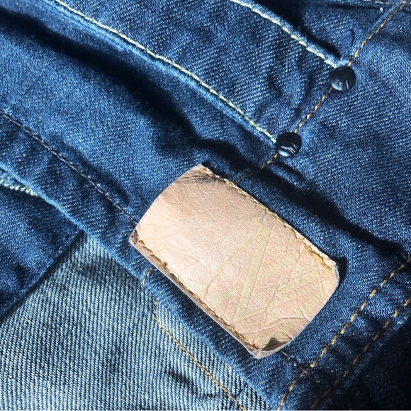 MNG jeans no sleeves vest adjustable blue size M medium - Picture 11 of 12